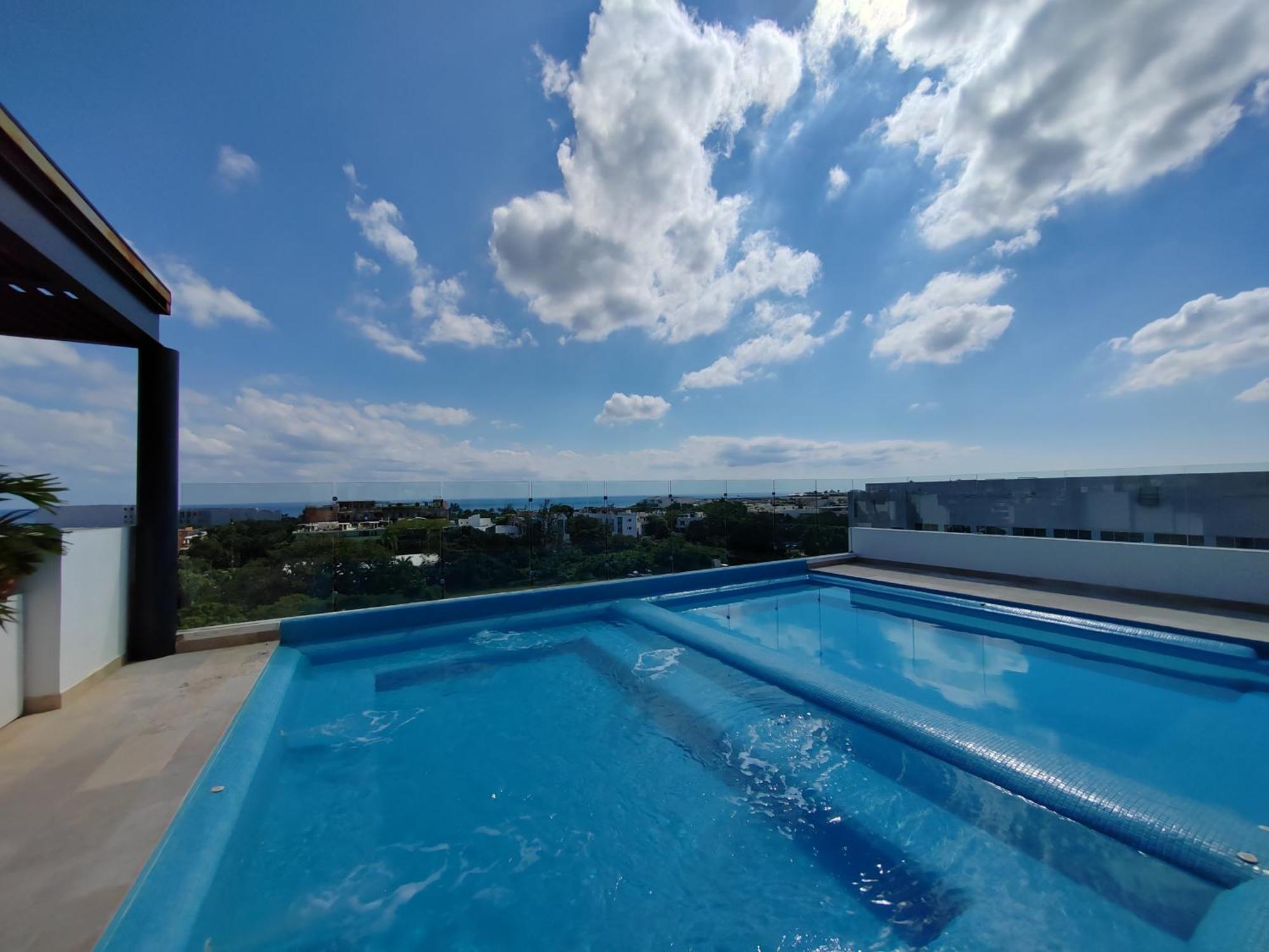 New & Equipped Apartment Steps From The Beach With Pool Jacuzzi By Yeah Плая-дель-Кармен Номер фото